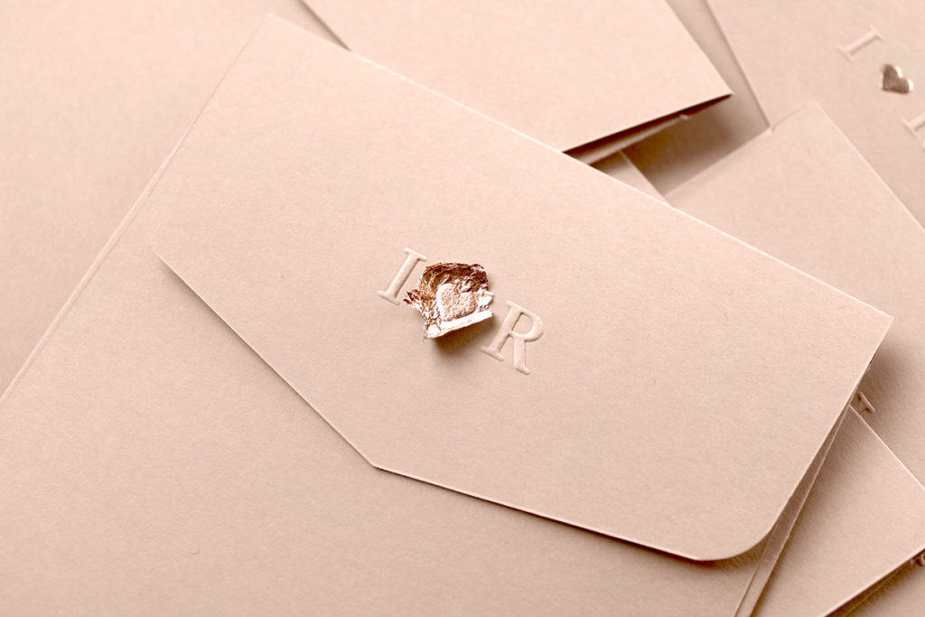 convite de casamento minimal - envelope